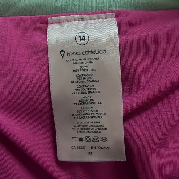 Ivivva by Lululemon Speedy Shorts - Picture 2 of 3